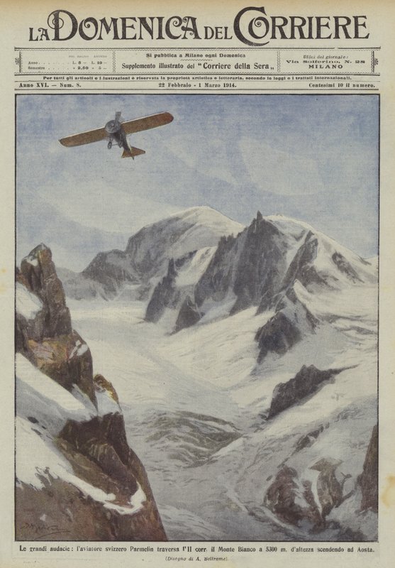 Büyük cüretkar, İsviçreli yıkayıcı Parmelin, Mont Blanc