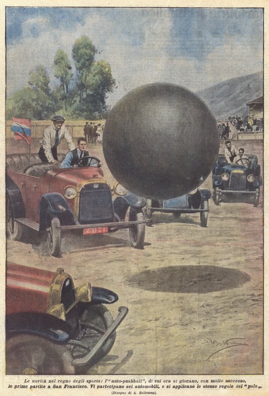 Spor alanındaki yenilikler, otomatik pushball, şimdi çok başarılı bir şekilde oynanıyor mu? by Achille Beltrame