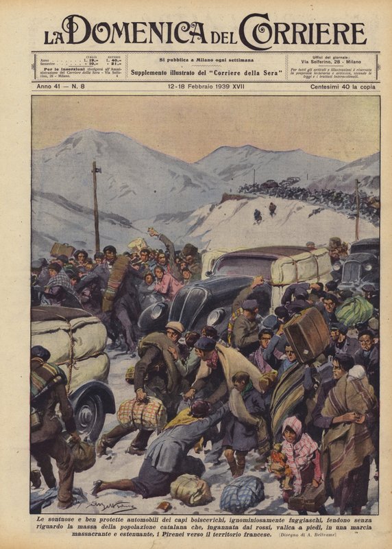 Bolşevik liderlerin şatafatlı ve iyi korunan arabaları, rezilce kaçaklar mı? by Achille Beltrame