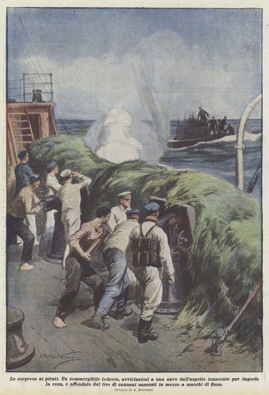 Korsanlar için sürprizler by Achille Beltrame