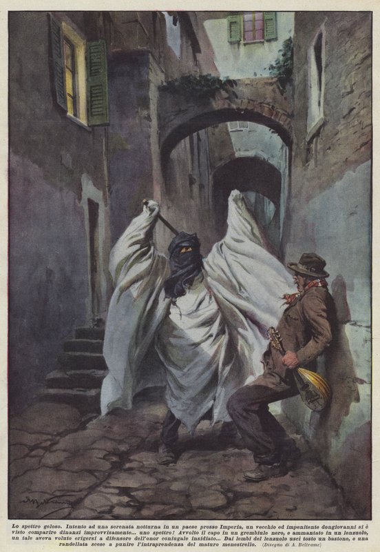 kıskanç hayalet by Achille Beltrame