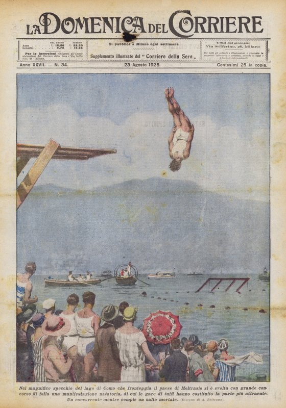 Como Gölü'nün Moltrasio kasabasına bakan muhteşem aynasında birlikte mi yaşandı? by Achille Beltrame
