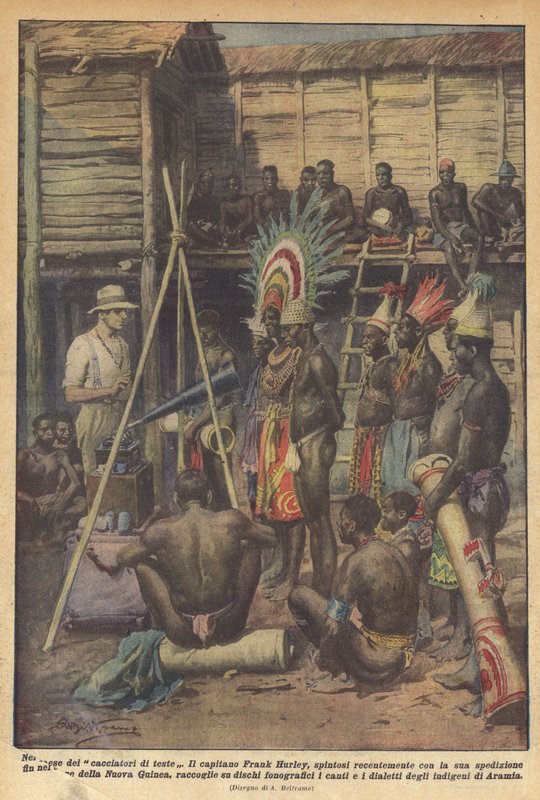 Kafa avcıları diyarında by Achille Beltrame