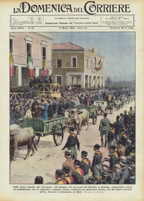 Faşizmin kurtardığı topraklarda by Achille Beltrame