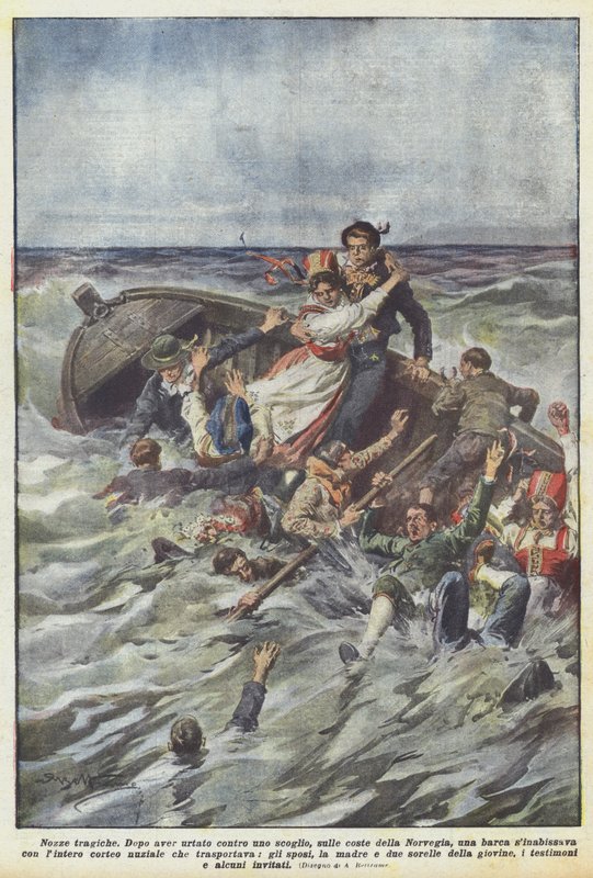 trajik düğün by Achille Beltrame