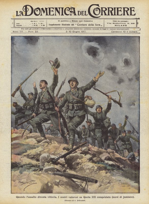 Saldırı zafere dönüştüğünde by Achille Beltrame