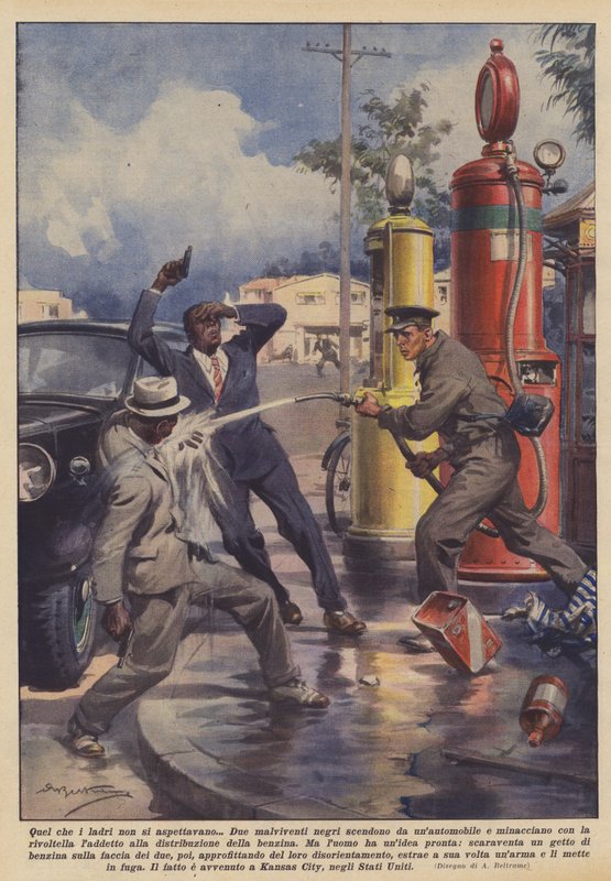 Hırsızların beklemediği şey by Achille Beltrame