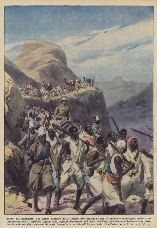 Sahne dellavanzata by Achille Beltrame