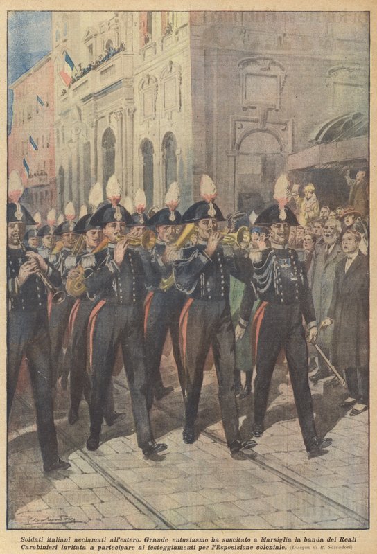 İtalyan askerleri yurtdışında alkışlandı by Achille Beltrame