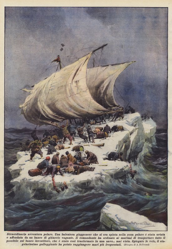 Olağanüstü kutup macerası by Achille Beltrame