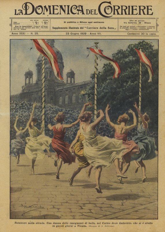 Sokakta Terpsichore by Achille Beltrame