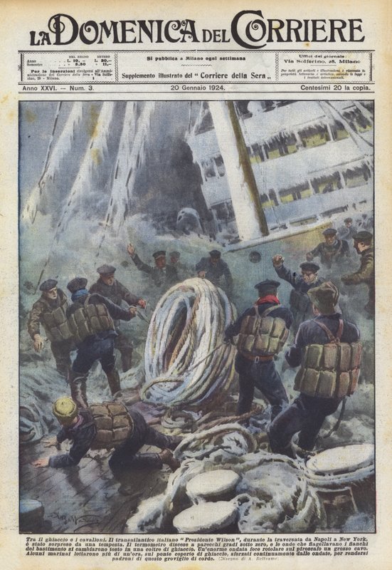Buz ve dalgalar arasında by Achille Beltrame
