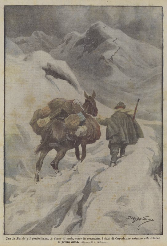 Vatan ve savaşçılar arasında by Achille Beltrame