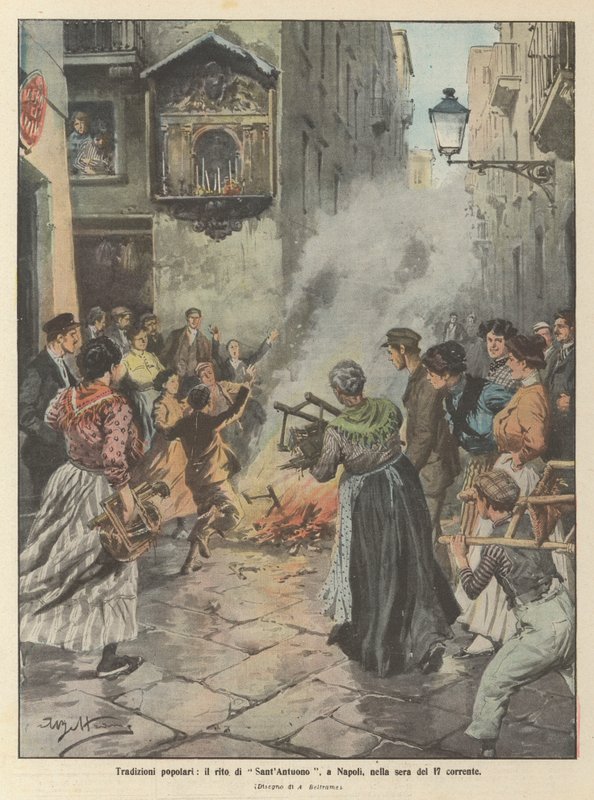 Popüler gelenekler, Sant Antuono ayini, bu 17