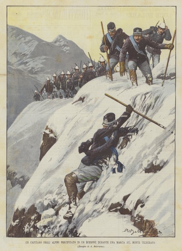 Bir Alpini Kaptanı, Telegraph Dağı