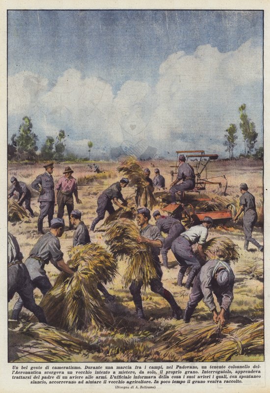 Güzel bir dostluk jesti by Achille Beltrame