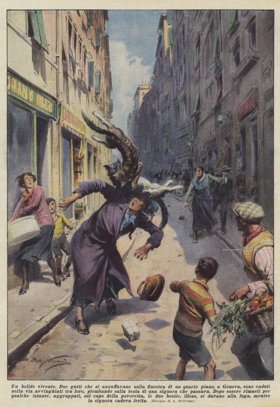 yaşayan bir araba by Achille Beltrame