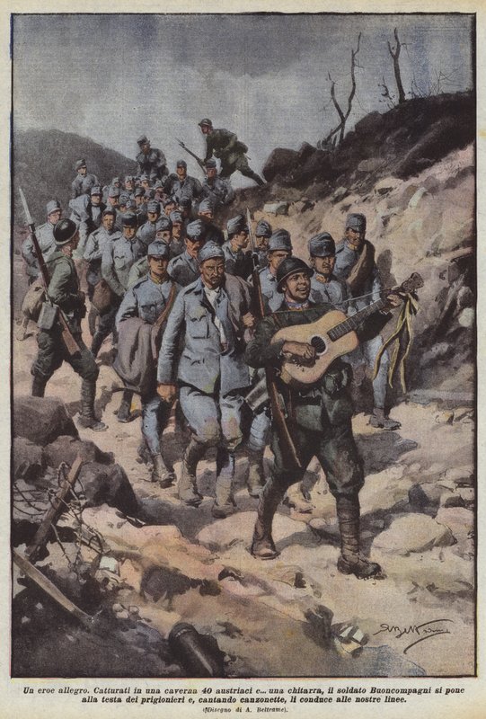 Neşeli bir kahraman by Achille Beltrame