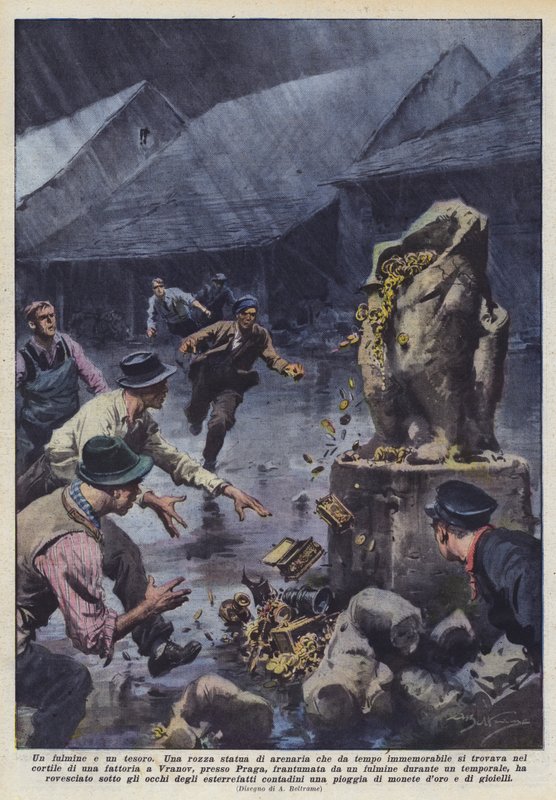 Yıldırım ve bir hazine by Achille Beltrame