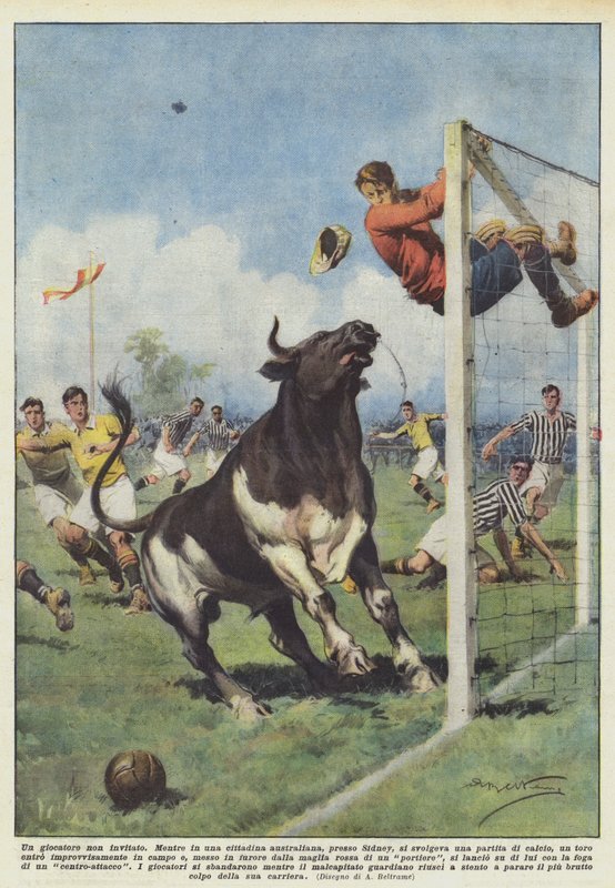 davetsiz oyuncu by Achille Beltrame