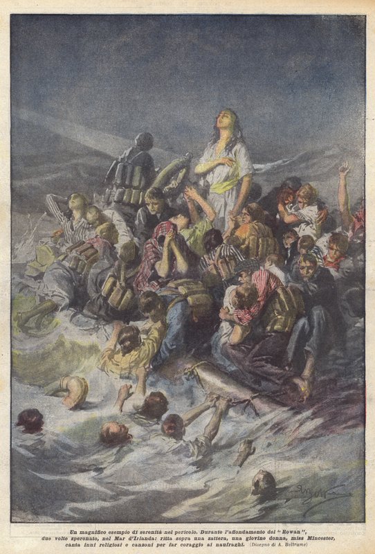 Tehlikedeki huzurun muhteşem bir örneği by Achille Beltrame