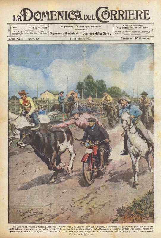 Motosikletçiler için yeni bir spor by Achille Beltrame
