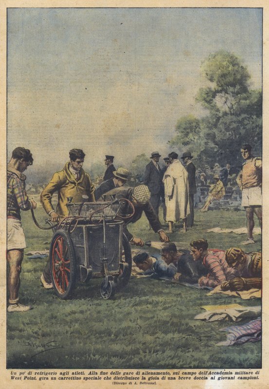 Sporcular için biraz ferahlık by Achille Beltrame