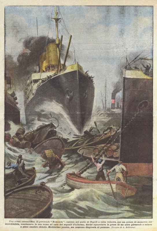 Felaket bir yarış by Achille Beltrame