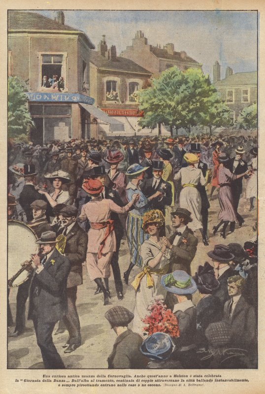Meraklı bir antik Cornish geleneği by Achille Beltrame