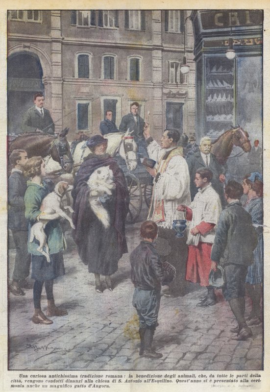 Meraklı bir antik Roma geleneği, her yönden hayvanların kutsaması? by Achille Beltrame