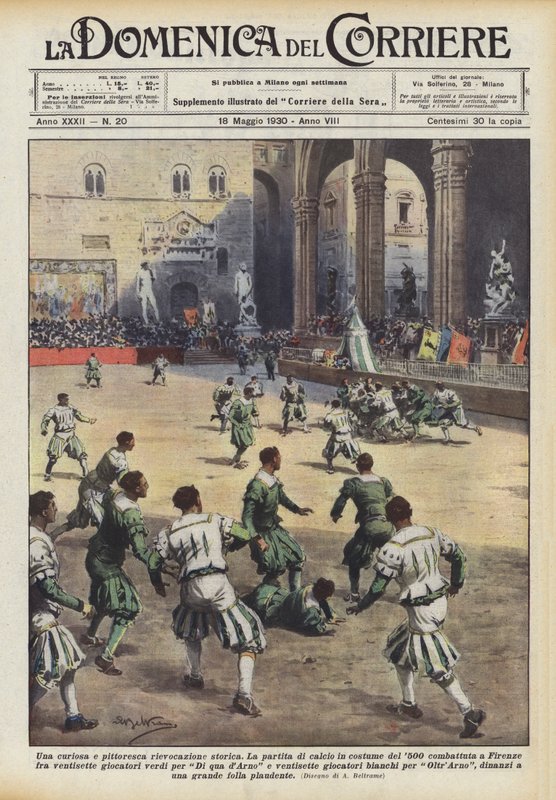 Meraklı ve pitoresk bir tarihi canlandırma by Achille Beltrame
