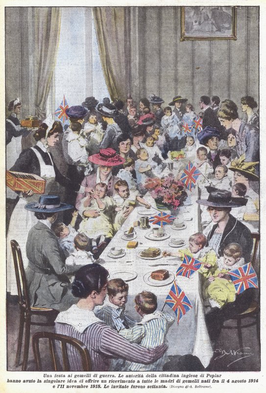 Savaş ikizleri için bir parti by Achille Beltrame