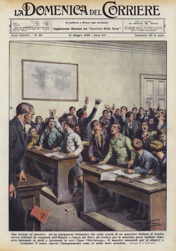Öğretmene bir ders by Achille Beltrame
