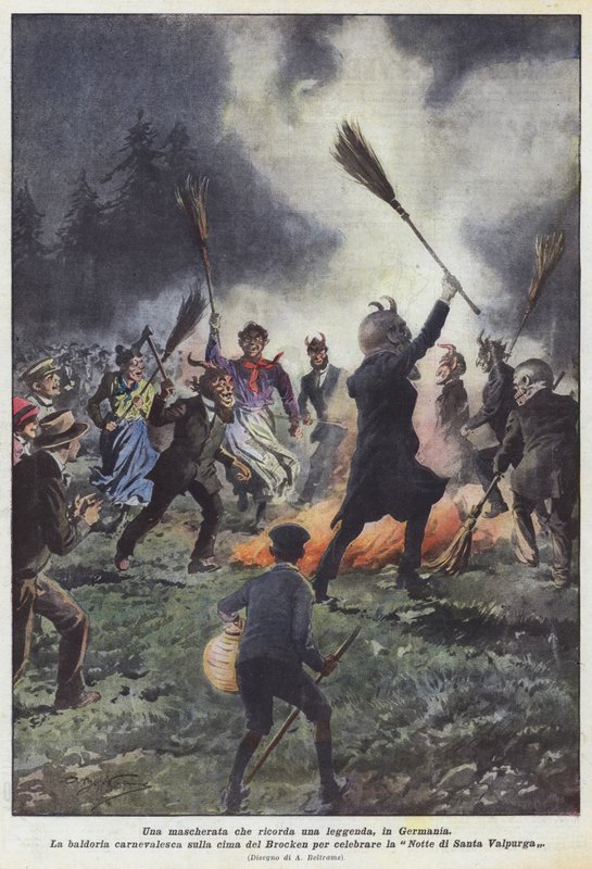 Almanya'da bir efsaneyi hatırlatan maskeli balo by Achille Beltrame