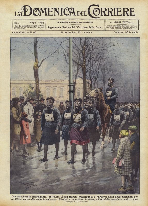 Abartılı bir maskeli balo mu? by Achille Beltrame