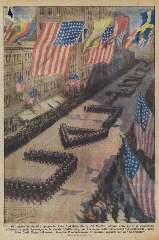 Yeni bir propaganda biçimi by Achille Beltrame