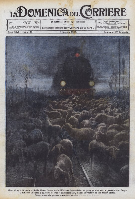 Bir koyun kesimi by Achille Beltrame