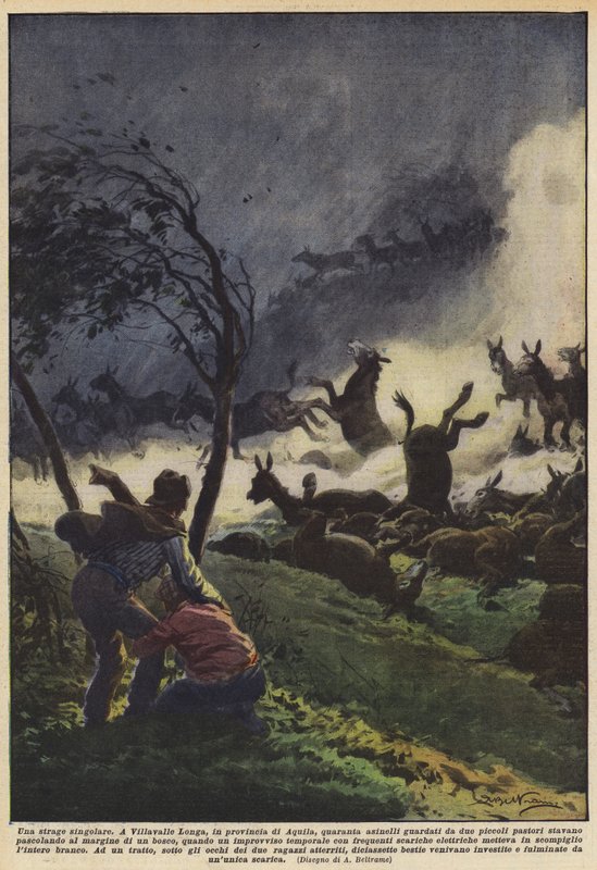 Tekil bir katliam by Achille Beltrame