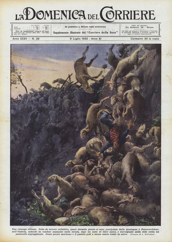 Yaşayan çığ by Achille Beltrame