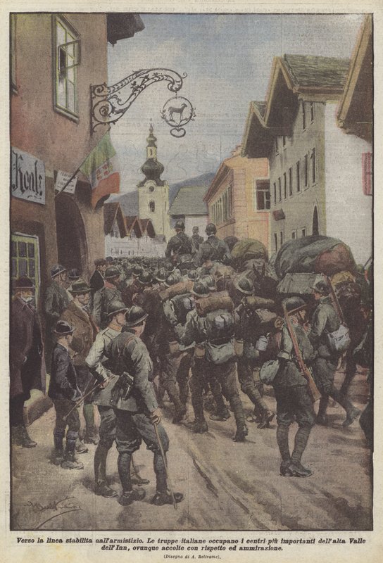 Ateşkesin belirlediği çizgiye doğru by Achille Beltrame