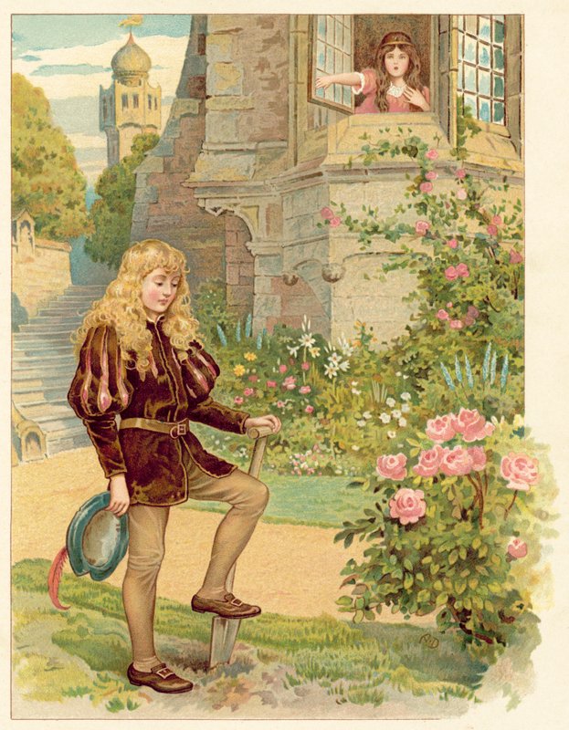 Altın Kilitli Prens (chromolitho) by Ada Dennis