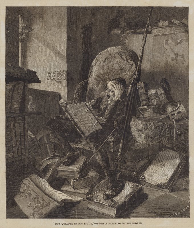 Don Kişot Çalışmasında by Adolf Schreyer
