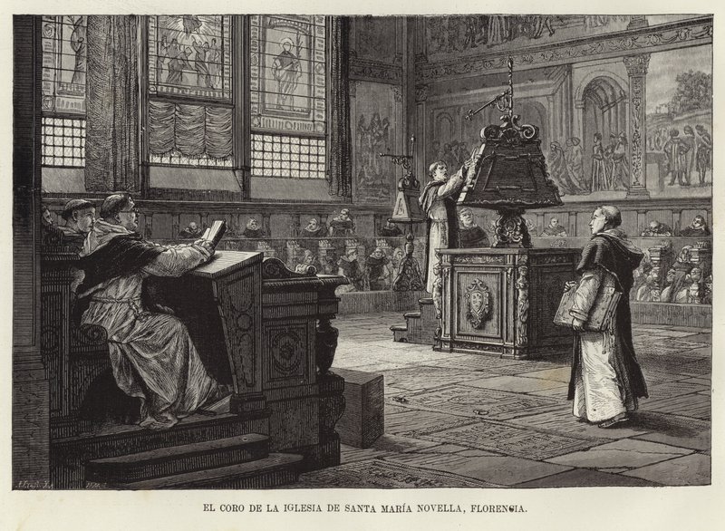 Santa Maria Novella Bazilikası Korosu, Floransa by Adolf Closs