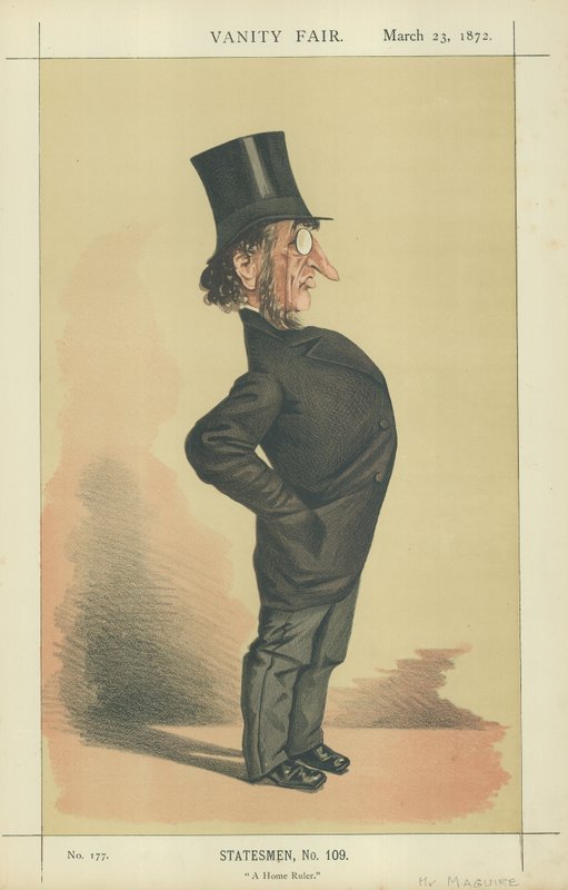 Bay John Francis Maguire (renkli lito) by Adriano Cecioni