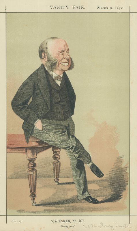 Bay William Henry Smith (renkli lito) by Adriano Cecioni