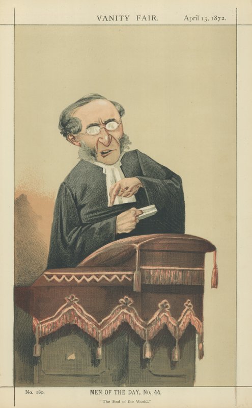 Peder John Cumming (renkli taş baskı) by Adriano Cecioni