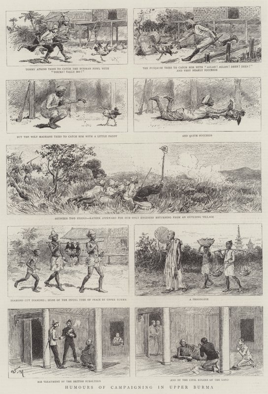 Yukarı Burma'da Kampanya Mizahları by Adrien Emmanuel Marie