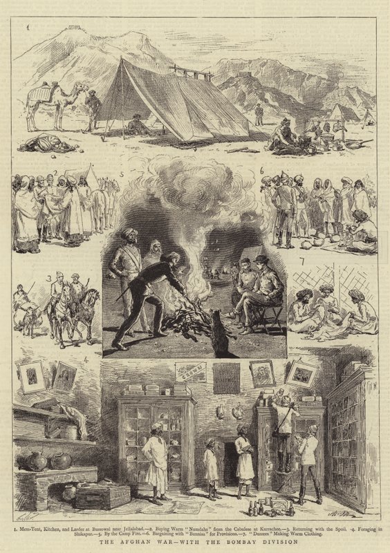 Bombay Tümeni ile Afgan Savaşı by Adrien Emmanuel Marie
