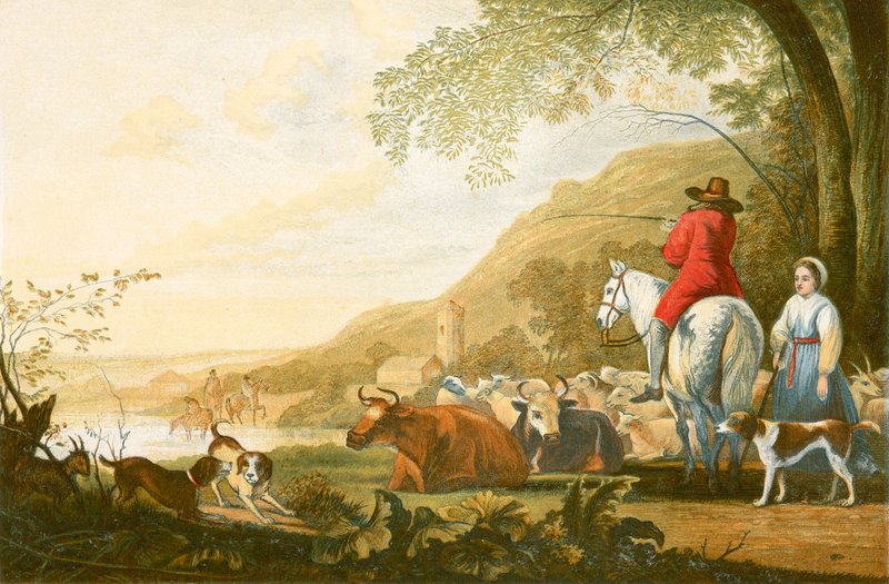 Manzara - Akşam. by Aelbert Cuyp
