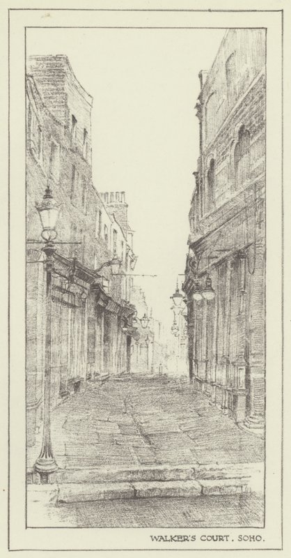 Walkers Mahkemesi, Soho by Alan Stapleton